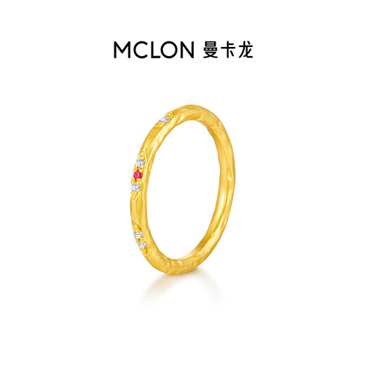 Mankalong gold ring for women 2025 new vintage broken dream secondhand solid gold diamond ring light luxury gift for girlfriend 09 2.7g