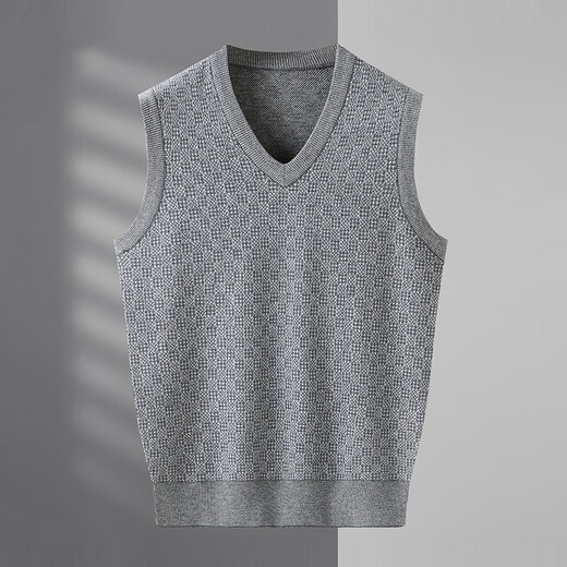 Xiaofu men's autumn and winter warm clothes dad's velvet thickened sweater vest vest middle-aged and elderly bottoming shirt men's winter