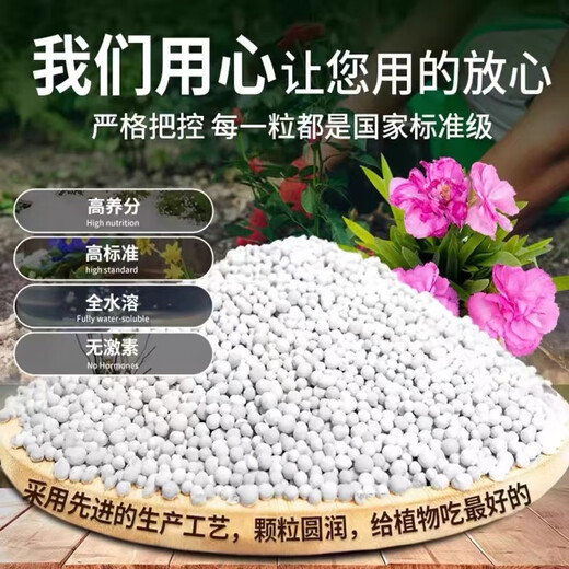 Russian imported compound fertilizer vegetable agricultural vegetable compound fertilizer fertilizer potassium sulfate nitrogen phosphorus potassium compound fertilizer original red granule 100Jin Jin equal to 0.5kg (send 2 packs) original delivery