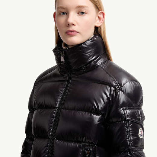 Moncler Maire Women's Hooded Short Down Jacket - Black S (1)