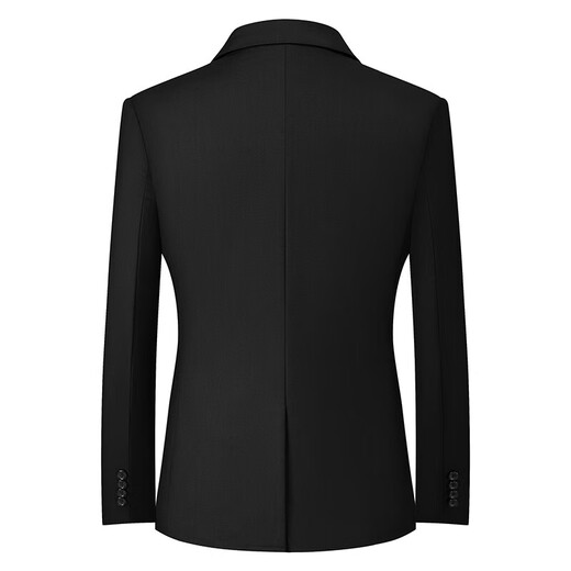 Suit Suit Men's Jacket Top Slim Business Casual Professional Formal Korean Groomsman Dress Small Suit Men Black Double-breasted Single Suit XL