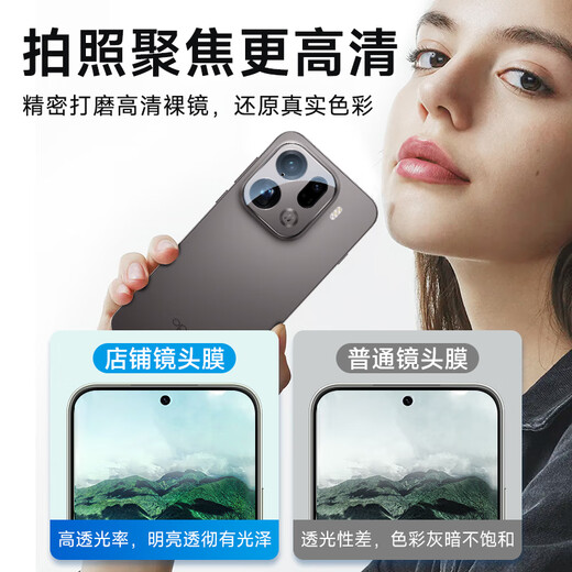 KOOLIFE two sets suitable for OPPO Findx9Pro lens film findx9pro mobile phone rear camera protective film AR anti-reflective ultra-thin high-definition wear-resistant scratch-resistant and anti-fall