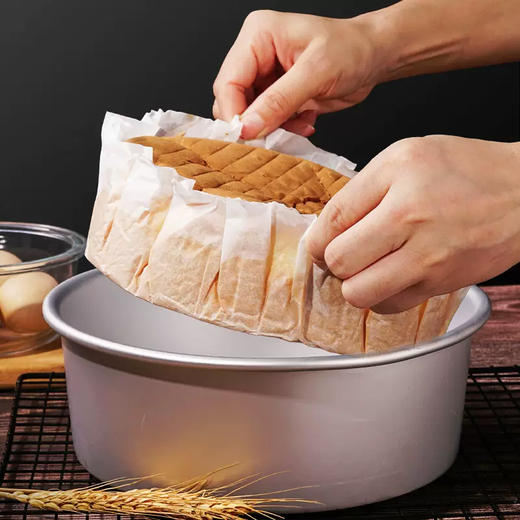 Yusenyi Basque cake mold paper tray Chiffon mousse cheese solid live bottom baking oven air fryer tool set 5-inch live bottom anode cake mold for 1 person 5-inch live bottom anode cake mold for 1 person