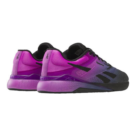 Reebok women's training shoes, cushioning support, flexible fit, non-slip grip, breathable and wear-resistant mesh material, EVA midsole BLACK/TWILIGHT PURPLE/PUR 38