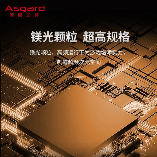 Asgard 64GB (32GBx2) DDR5 6000 desktop memory Heimdall vest strip magnesium particles CL40 black thick armor