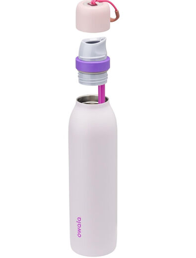 Owala FreeSip Twist Stainless Steel Insulated Sports Bottle Large Capacity Straw Cup About 710ml