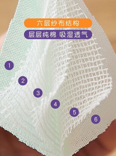 Japanese six-layer pure cotton gauze towel quilt, cotton quilt, summer cool quilt, children's blanket, baby blanket, Ye Yulan 150cmx200cm pure cotton six-layer gauze, free small square towel