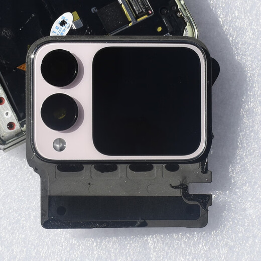 Huawei (HUAWEI) adapts to novaFlip folding mobile phone glass back cover original disassembly of the original rear shell upper and lower shell screen nova Flip original disassembly small screen (pink)