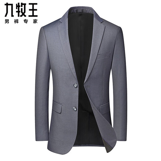 JOEONE 2025 New Men's Business Casual Suit Formal Suit Professional Suit Wedding Groom Groomsman Suit Gray Three-piece Suit S 165 (90-100)
