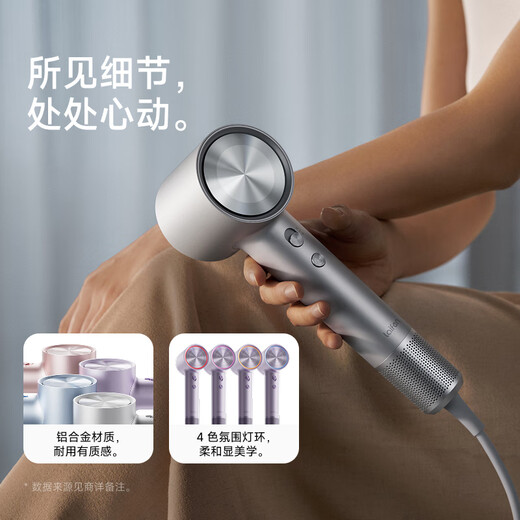 Laifen high-speed hair dryer Swift 04 (standard version) quick-drying household hair dryer negative ion hair care LF04 hair dryer national subsidy purple