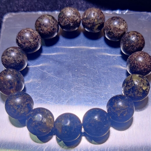 Ten-leaf natural medicinal amber bracelet, old medicine king amber, imperial beeswax Buddha beads 14+ Bodhi waist chain, natal Buddha play plate, natural medicinal amber bracelet 14mm+