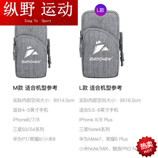 Kaooseen running mobile phone arm bag outdoor mobile phone bag men's and women's universal arm strap sports mobile phone arm sleeve wrist bag waterproof blue diamond pattern