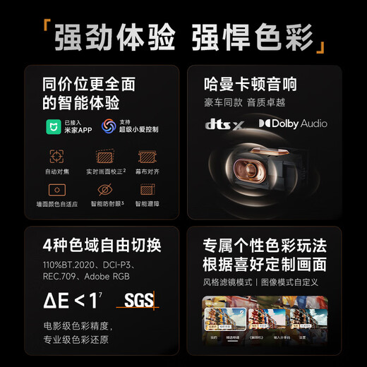 XGIMI Z9X 4K New Thin and Light 4K Optical Zoom Projector 1300CVIA True Highlight Home Smart Projector HD Home Theater PTZ National Subsidy