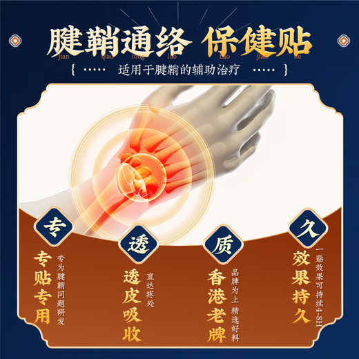 Huang Xixiang tendon sheath hot compress thumb finger wrist joint pain ganglion cyst bulge special plaster 3 boxes