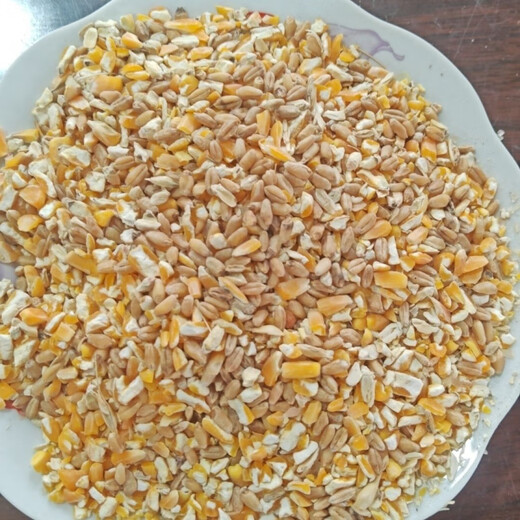 High-quality pigeon food, wheat and corn mixed chicken, chicken and duck food, pigeon food, rabbit hamster, impurity-free fine food 5Jin Jin equals 0.5kg + woven bag