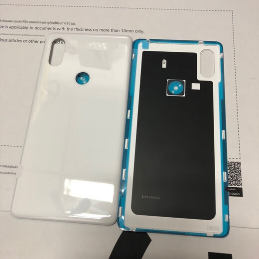 Suitable for Xiaomi mix2s back cover original ceramic glass mix3/MIX2 battery original disassembly mix4 back cover mix2s back cover (original 99+) white genuine original