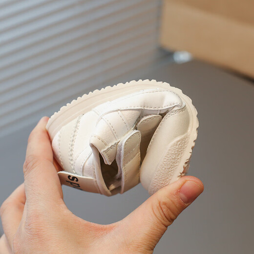 Terranis Yangma recommends 2025 spring and autumn new baby girl shoes soft sole non-slip infant toddler shoes for boys beige 15_inner length 11.5cm