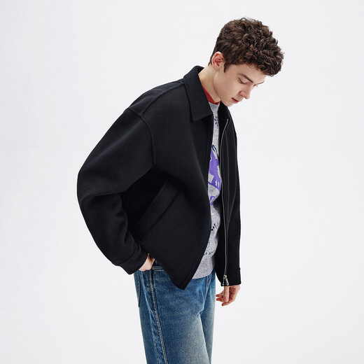 Navigare Italian dinghy 25 autumn and winter new men's woolen coat wool jacket short coat 3341415502