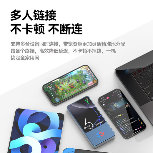 Xiaoxun Smart Portable Wireless WiFi Monthly Rent 9.9 Mobile 5G Network Power Bank Unlimited Traffic Internet Portable Universal Wif6 Triple Netcom 2025 Mobile Smart Car Nationwide 8,000 mAh Ultimate Edition - Free 1 Year Data - Dual Band