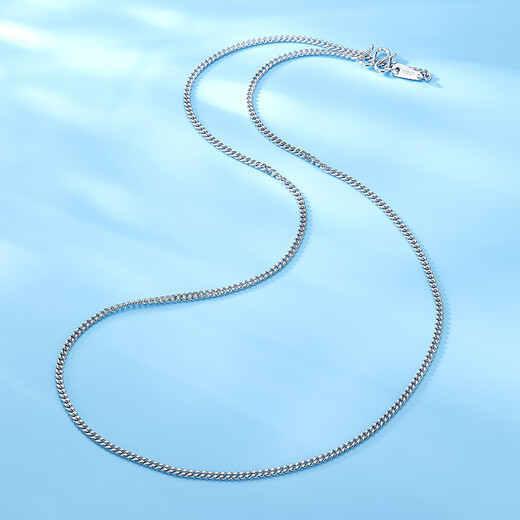 Luxury beads pt950 platinum necklace light luxury niche high-end platinum chain temperament girl birthday gift jewelry for girlfriend 3.43g-43cm