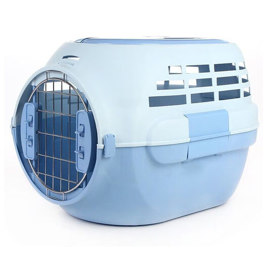 MODX Haustier-Flugbox, Katzenkäfig, tragbar, ausgehender Hundekäfig, tragbare Haustierbox, Katzen-Flugbox, Reisekarobox, einfach + Windelbrett, 15 Jin Jin entspricht 0,5 kg innen, Kaffeefarbe