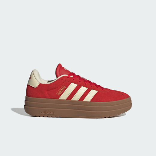 Adidas T-toe shoes VL COURT BOLD thick sole increased casual sneakers moral training shoes for women Adidas light scarlet/warm vanilla 39