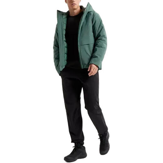 Arc'teryx (ARC TERYX) New Year's gift Russet down jacket solid color warm windproof breathable waterproof hooded down jacket men black/black M