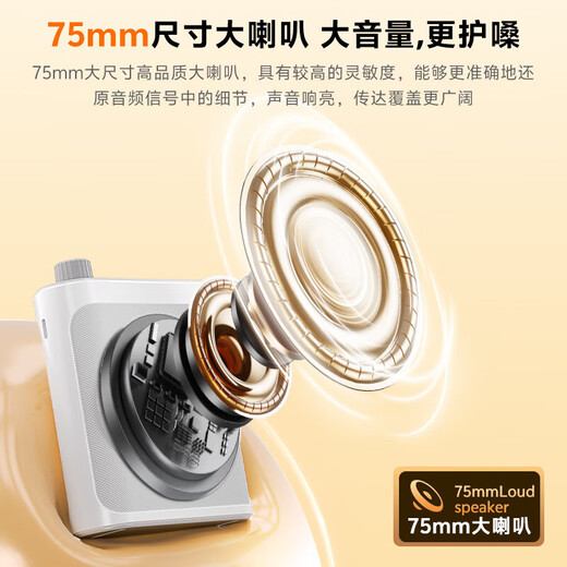 Xiaomi Buyi Little Bee Lavalier Wireless Audio Amplifier Teacher Tour Guide Shopping Guide Executor Teacher Teaching Special Class Outdoor Portable High Power Microphone Player Speaker Cloud Rock White Wireless Version Dual Microphone Magnetic Fast Charging Limited Time Special Offer