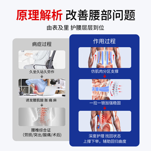 Valsace belt support, lumbar disc herniation, lumbar muscle strain, medical grade waist support, waist circumference, lumbar spine special belt to keep warm