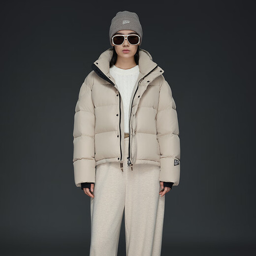 Govan Black Gold Goose Down Jacket Function 5.0 Four Plates 2025 New Short Puff Thickened Women's Down Jacket Gilt No. 1 S