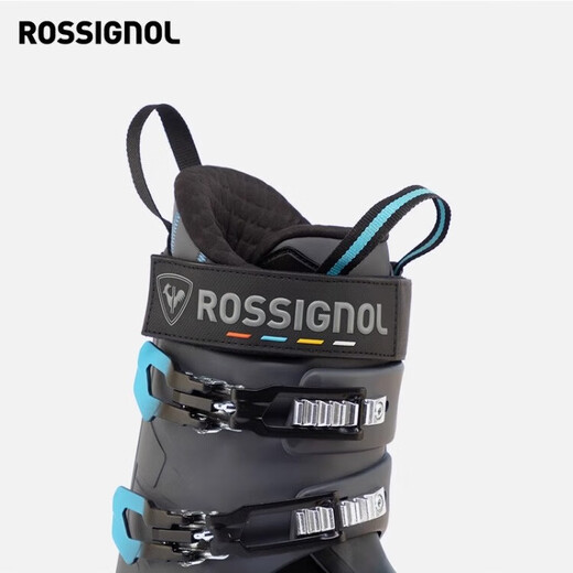 ROSSIGNOL Golden Rooster SPEED80/100 Men's Double Ski Shoes Junior High Snow Shoes Professional Ski Equipment Black Hardness 100 (2526) 44 Inner Foot Length 280-285cm