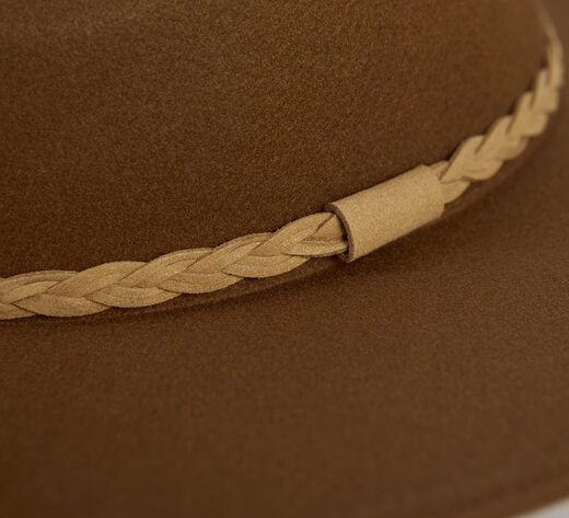 Hadley WrenWren Stella Wide Brim Fedora Hat Women's Brown One Size