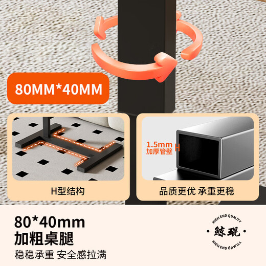 Whale Kun movable bedside table pneumatic lifting computer arbitrary table standing workbench desk home living room sofa side table