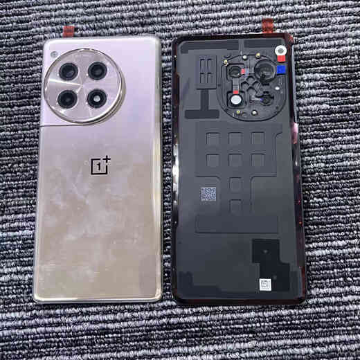 Suitable for Oneplus Ace3 original glass back cover 1+Ace3 original glass battery cover back shell original Oneplus ACE3 original back cover black single piece