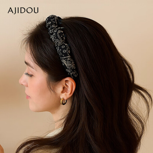 AJIDOU Ajidou hair accessories women's fashion headband simple fabric headband hair accessories floral 1 piece