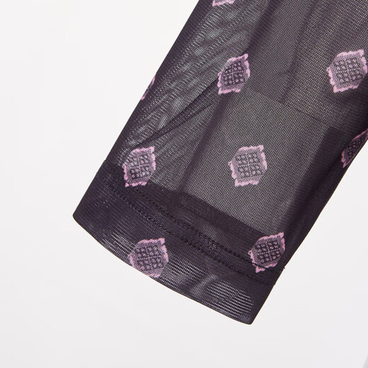 敦奴（DUNNU）2025秋季新款印花系带领蝴蝶结减龄衬衫女 正黑色 2XL