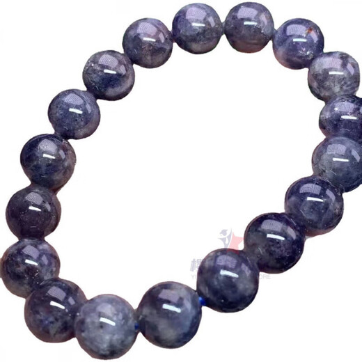 Wanke natural blood drop cordierite bracelet tanzanite bracelet starry sky blue purple with starlight simple fashion jewelry 8mm