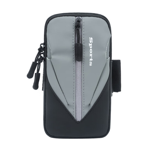 TFO competition grade men's and women's off-road running mobile phone arm bag sports outdoor fitness arm storage bag wrist bag black gray