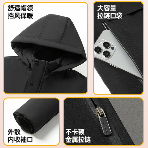 Woodpecker (TUCANO) cotton-padded jacket for men 2025 winter new daddy-padded jacket for middle-aged and elderly people plus velvet and thickened cold-proof cotton-padded jacket