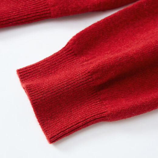 Jinju 100% pure wool knitted sweater for women, versatile, simple, fashionable, niche temperament, long-sleeved warm base shirt top