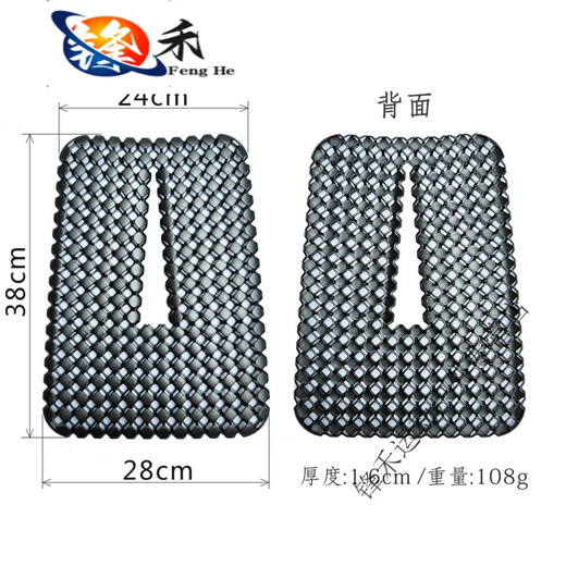 Backpack Breathable Pad Cycling Bag Hiking Bag Sweat-proof Tactical Vest Cooling Side Surround Ventilated Chest Bag Men Copper Colored Shoulder Pad + Tie Rope