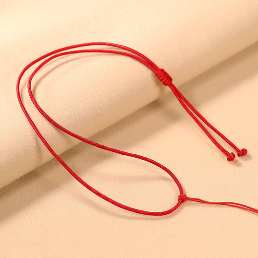 Handmade safety buckle pendant lanyard jade braided rope red rope hanging neck braided necklace rope jade pendant rope for women and men red rope