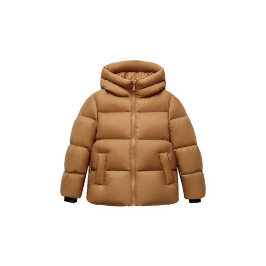 Mini Bala Hi2.0 Fever and Cold Resistant Down Jacket for Boys and Girls, Parent-child Long Style, Camel 50145, Short Style 160