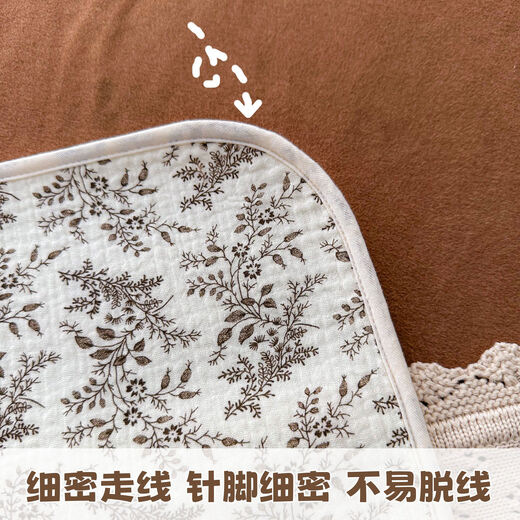 Zhong Zhanggui washable baby waterproof breathable diaper large size baby diaper sheet aunt pad menstrual mattress Misty Forest + Yula Huayu 2-piece changing set washable for urine and soil 50x70cm