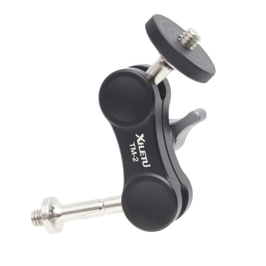 Beam camera mobile phone monitor photo photography metal universal ball 14 magic arm weird hand extension long rod bracket No. 10 black with red rubber ring