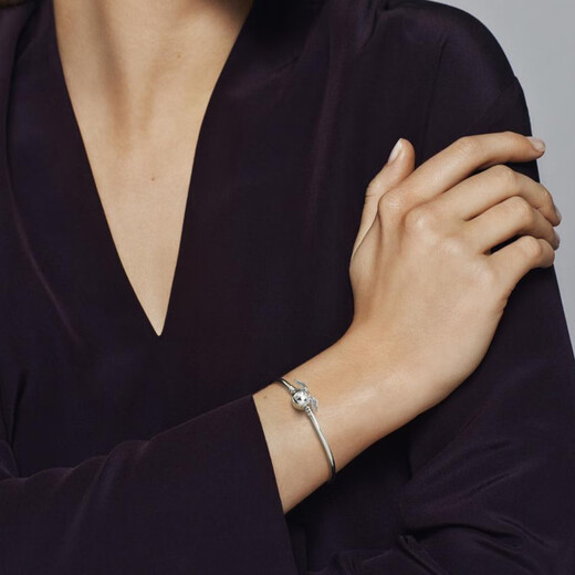 Pandora Moments Harry Potter Series Golden Snitch Chain Bracelet Women's Silver White Silver Brand Original Box 17cm