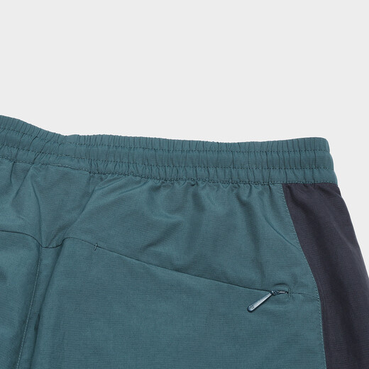 FILA Men's FUSION Series Sports Pants Men's Fashionable Retro Color Matching Loose Versatile Woven Trousers Jiangzi Dark Green M