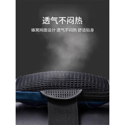 Running mobile phone arm bag sports arm cover for men and women fitness equipment waterproof and thin wrist universal mobile phone bag jm red