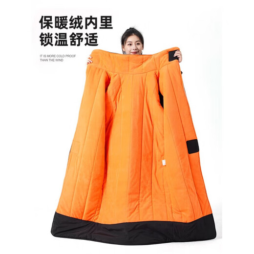 Tuolang military coat is cold-proof, lengthened and thickened, outdoor military cotton coat, thickened winter cotton clothing, fishing clothing, cotton coat, L size, upgraded warm style, velvet and thickening