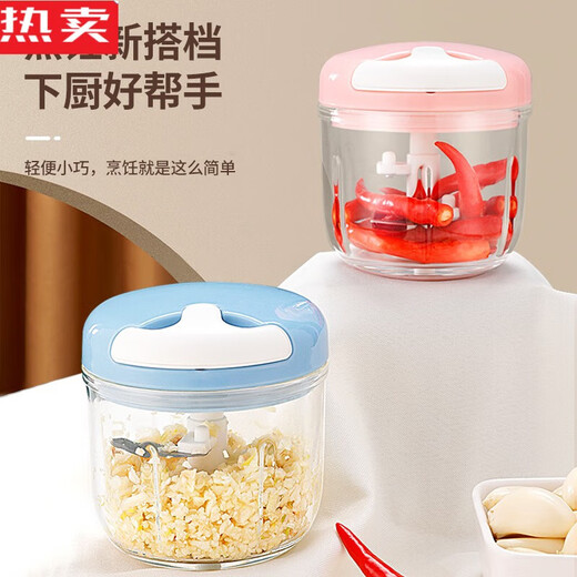 KSHK high-quality glass garlic mashing artifact, garlic puller, manual garlic grinder, garlic crusher, garlic grinder